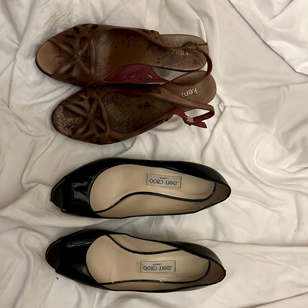 Jimmy Choo Kenzie Platform Shoes lot size 10 and 42